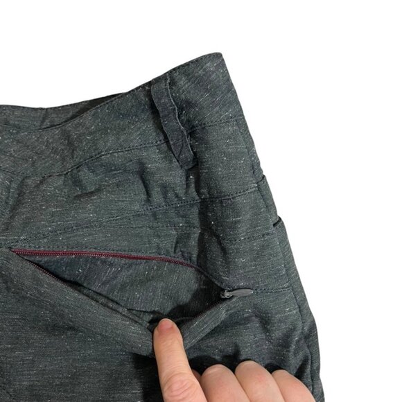 Toad & Co skirt women's 6 gray quilted cotton poly blend pockets - Picture 7 of 8